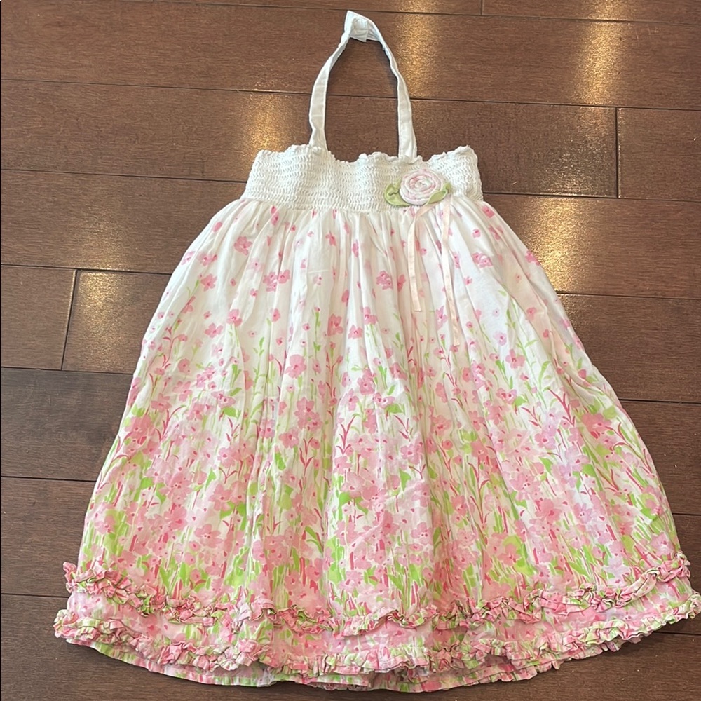 Maggie & Zoe White Halter Dress